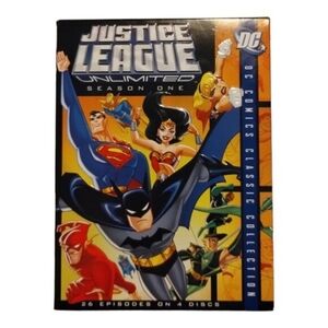 Justice League Unlimited DC Comics Classic Collection Season 1 DVD 4-Disc Set‎